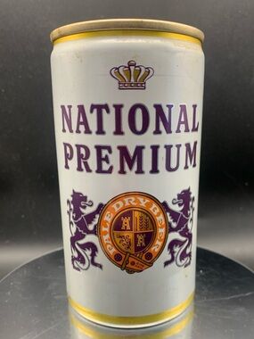 Vintage Beer Can National Premium Pale Dry Beer Pull Tab Empty Aluminum Can